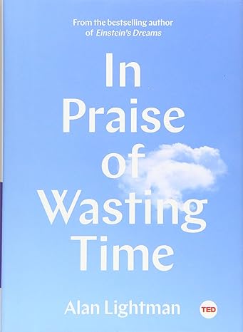 book jacket cover - in praise of waisting time