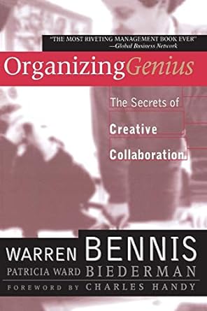 book jacket cover - organizing genius the secrets of creative collaboration