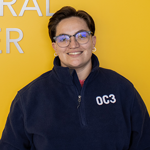 Headshot of Citlaly Jauregui, Student Coordinator for OC3