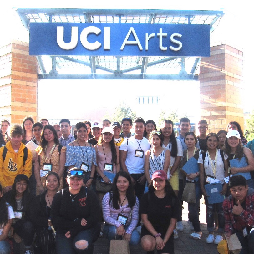 ETS students visiting the University of California, Irvine