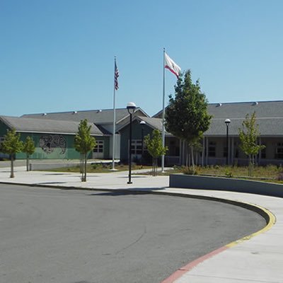 Photo of the Pajaro Valley High School campus, front view.