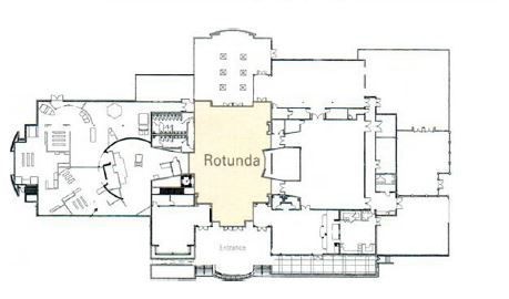 Map of where the Rotund is located.