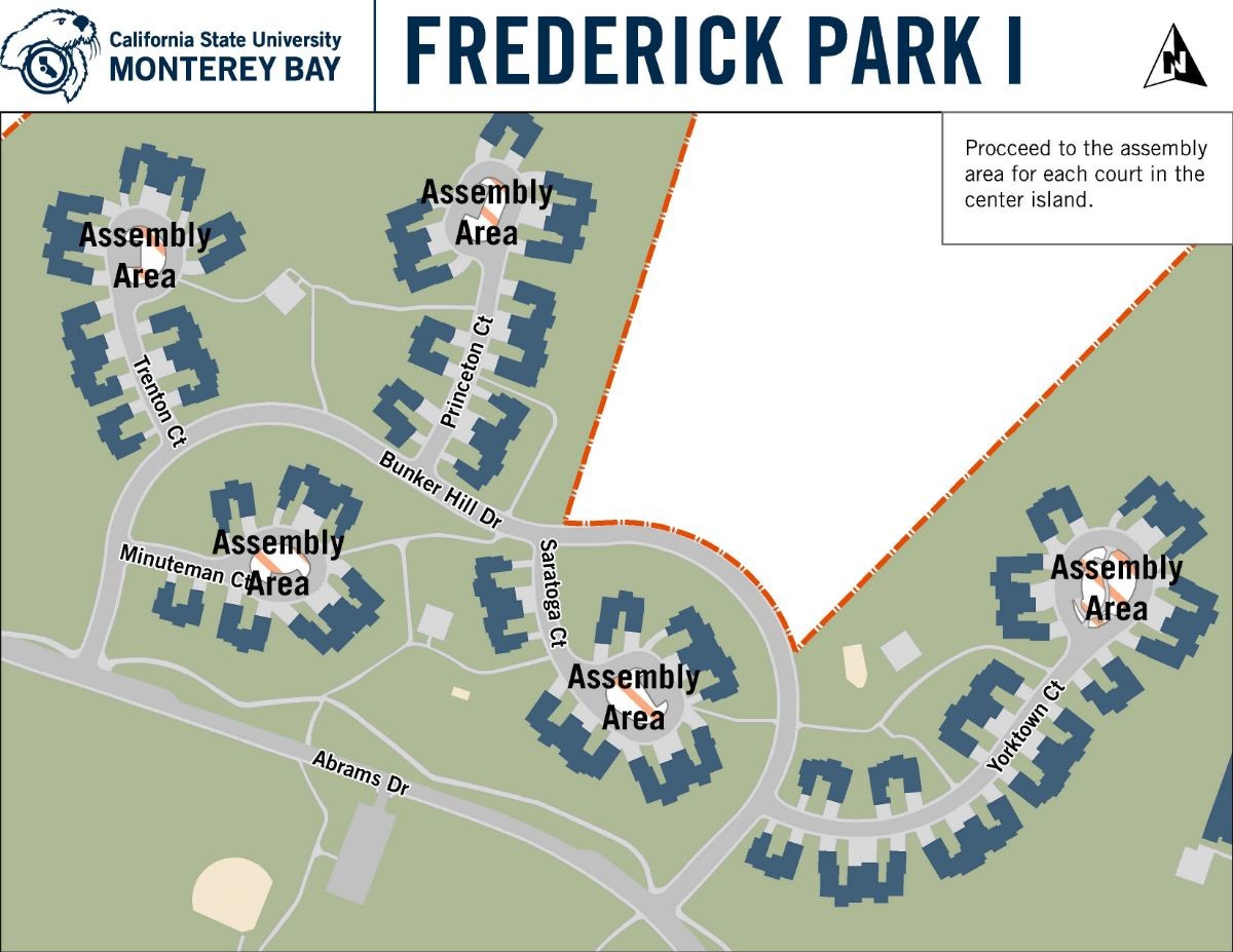 Frederick Park I Evacuation Map