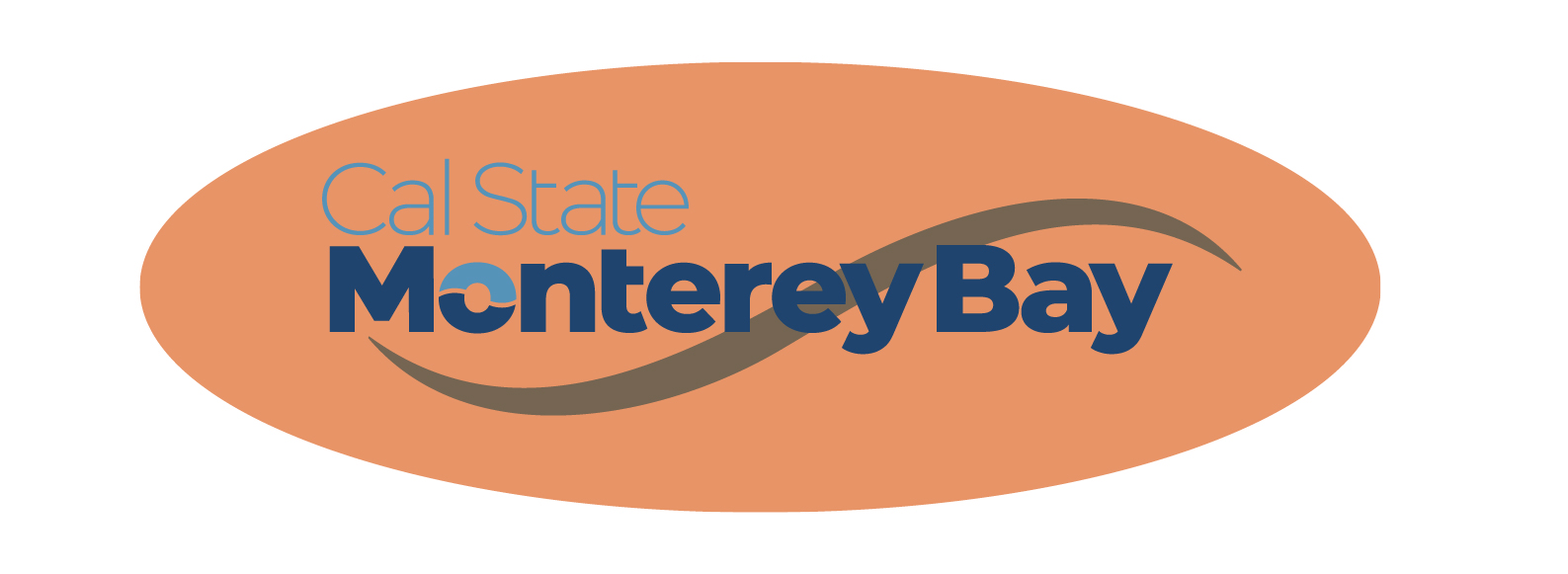 Cal State Monterey Bay Logo in orange circle