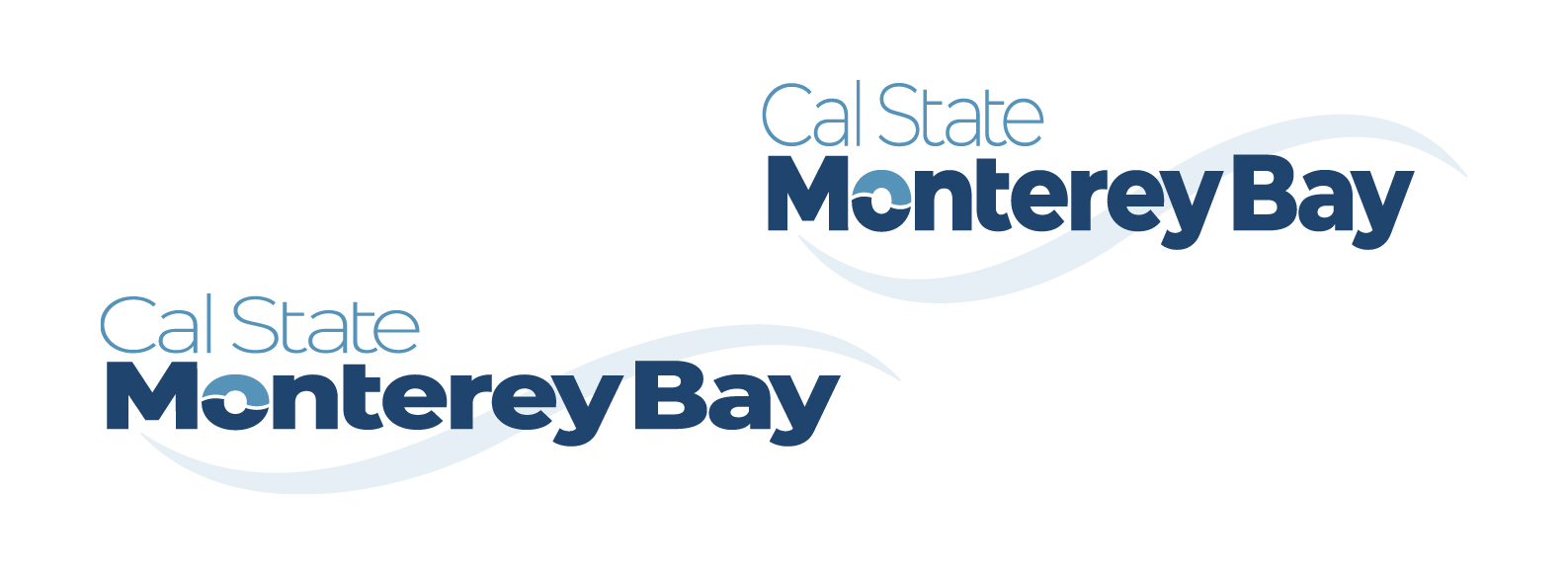 Cal State Monterey Bay Logo distorted