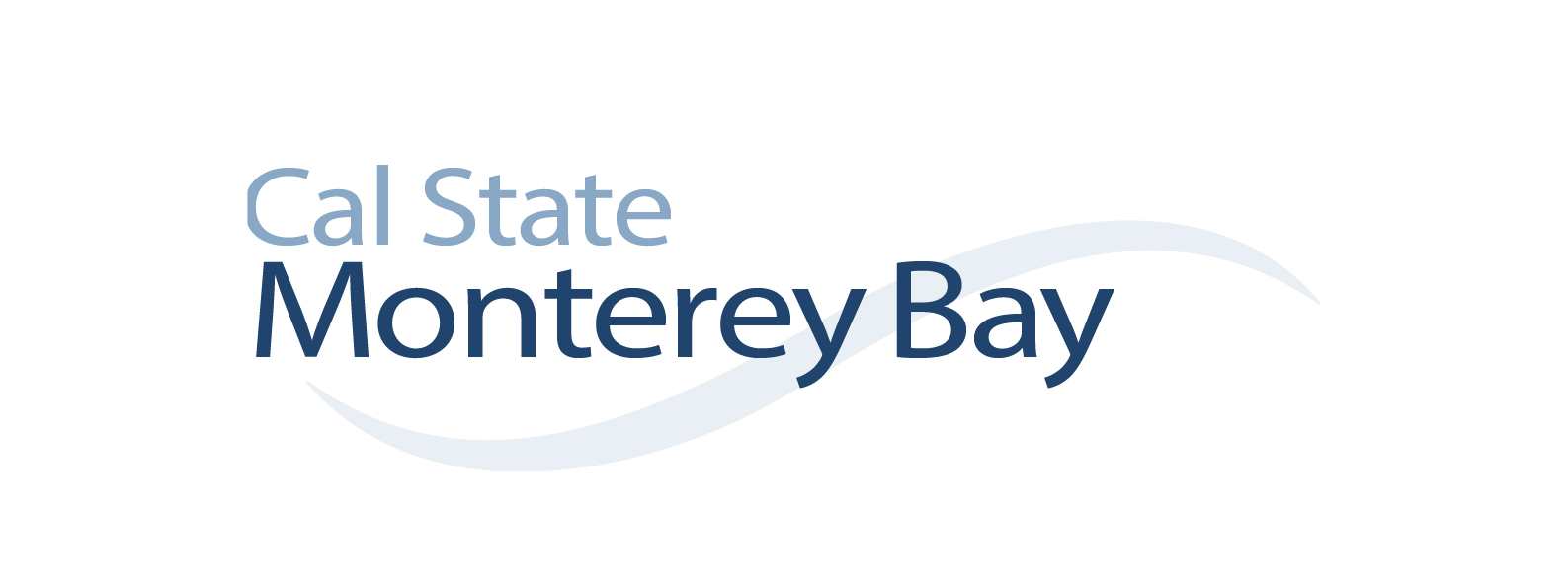 Cal State Monterey Bay Logo in different font style