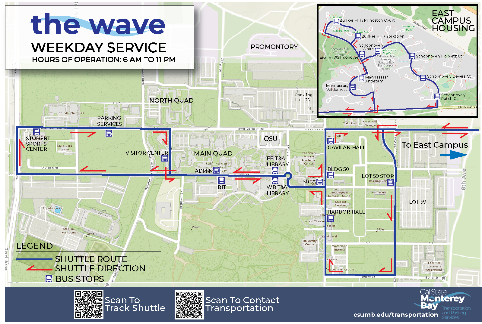 Weekday The Wave Shuttle Service