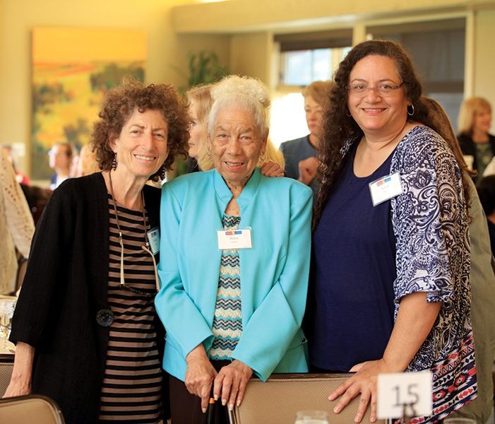 Marsha Moroh, Helen Rucker, and 2011-12 WLC Scholarship Recipient Susan Brown