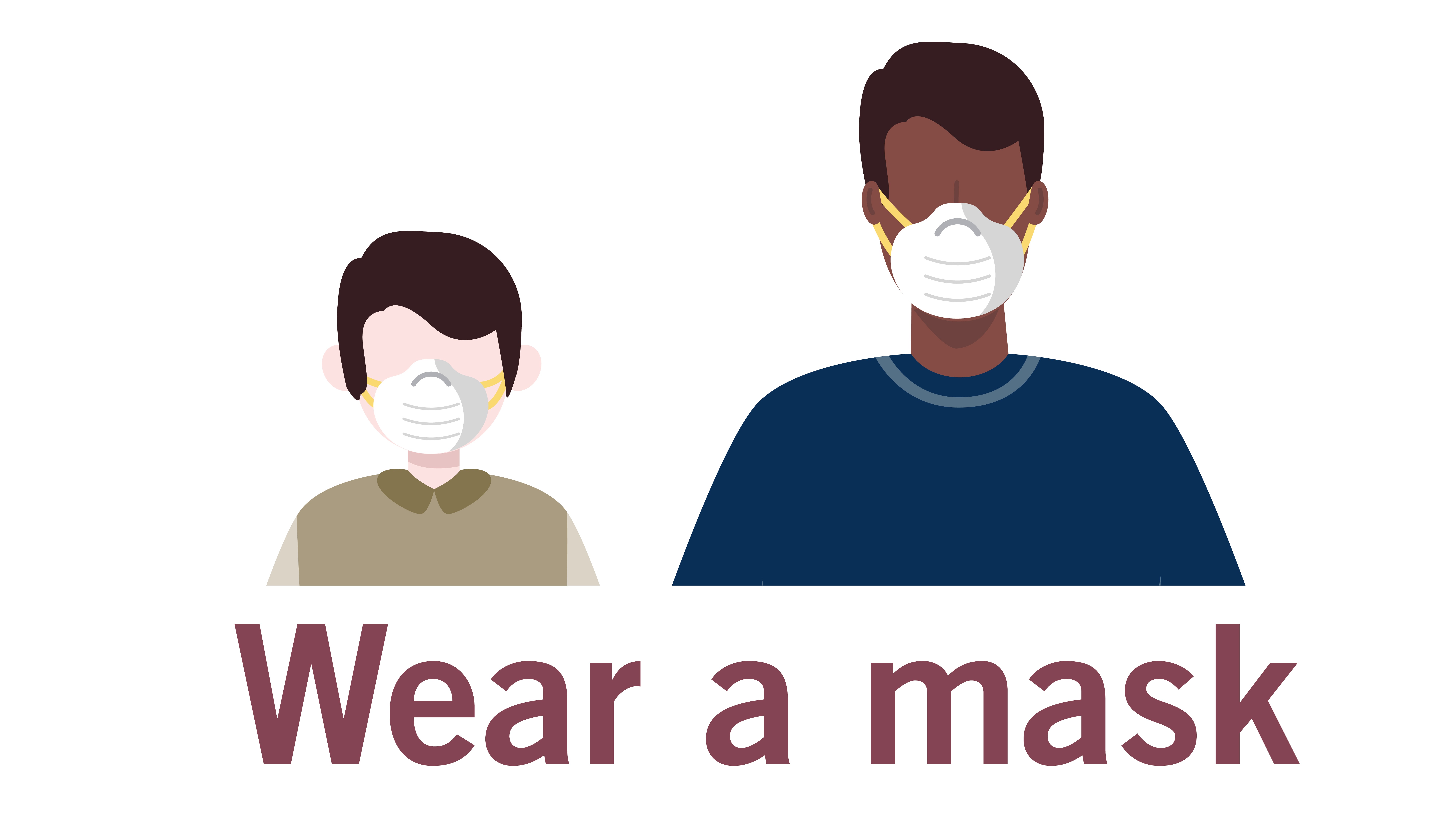 Wear a mask graphic