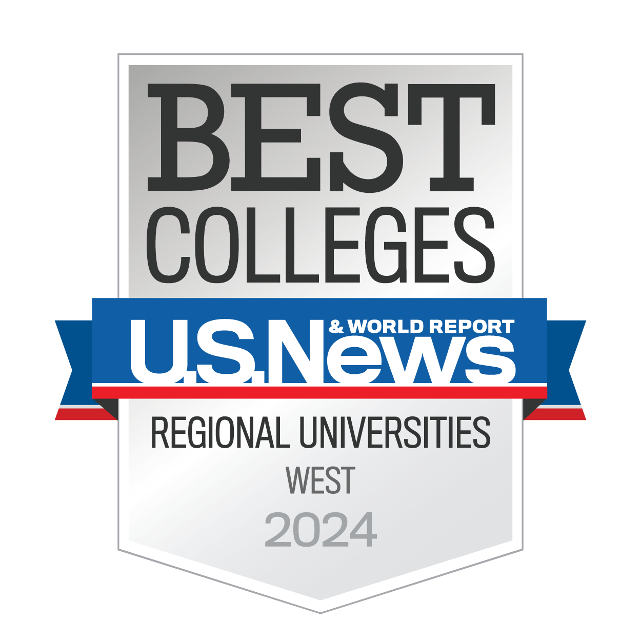 Badge for the U.S News and World Report Ranking for Regional University-West